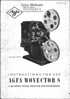 Agfa Movector 8 manual. Camera Instructions.
